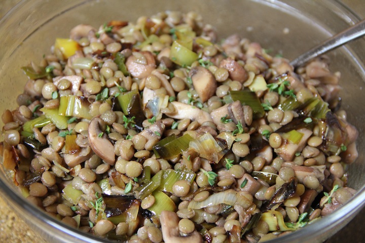 leek-and-mushroom-lentils